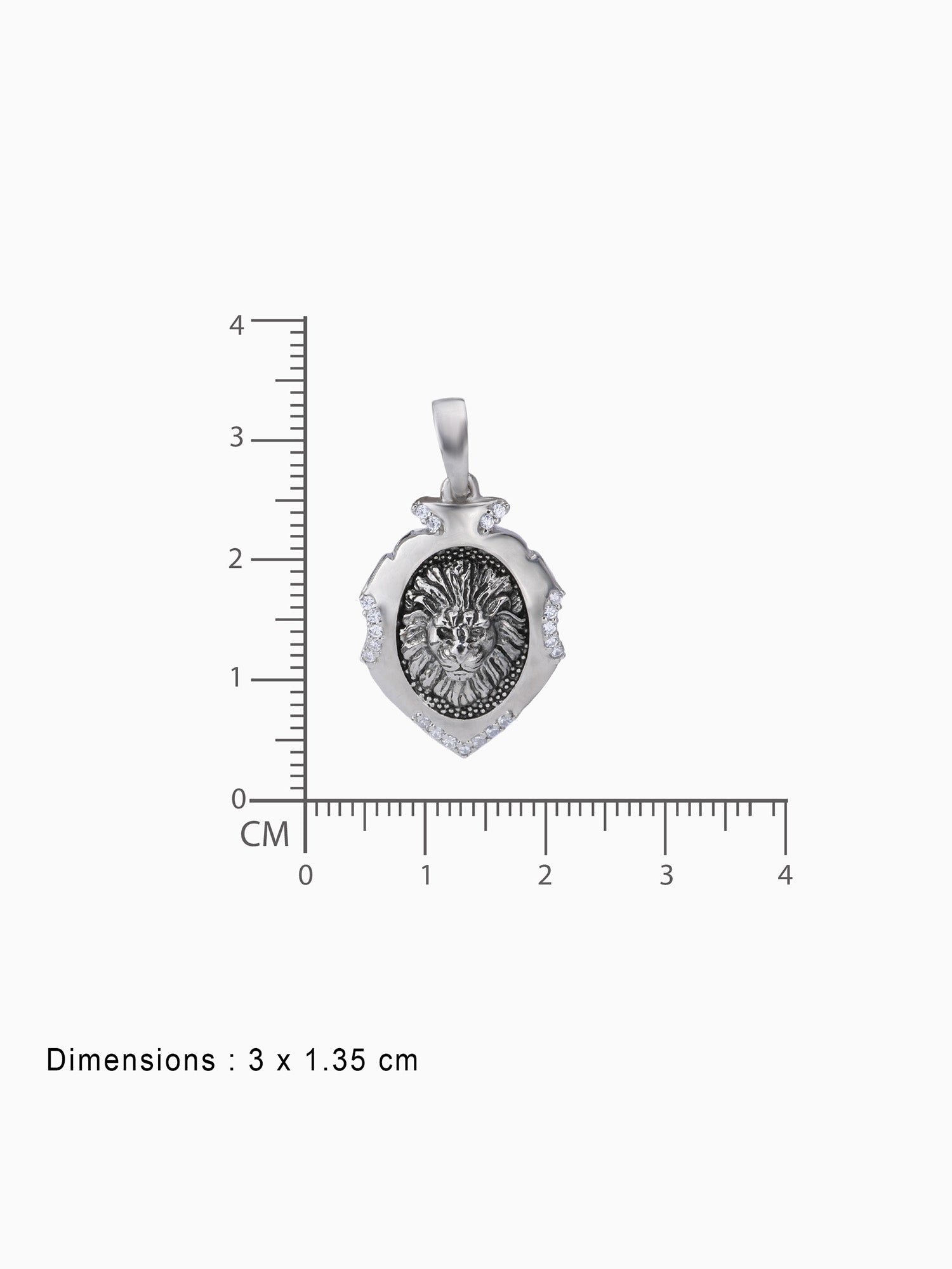 BIS hallmark view SIJA 925 silver jewellery lion faced charm certified premium accessory majestic motif for gifting and celebrations