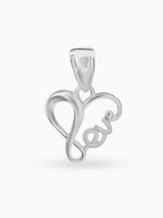 Hero shot SIJA 925 silver jewellery love charm BIS hallmarked romantic accessory perfect for birthdays festive wear and gifting