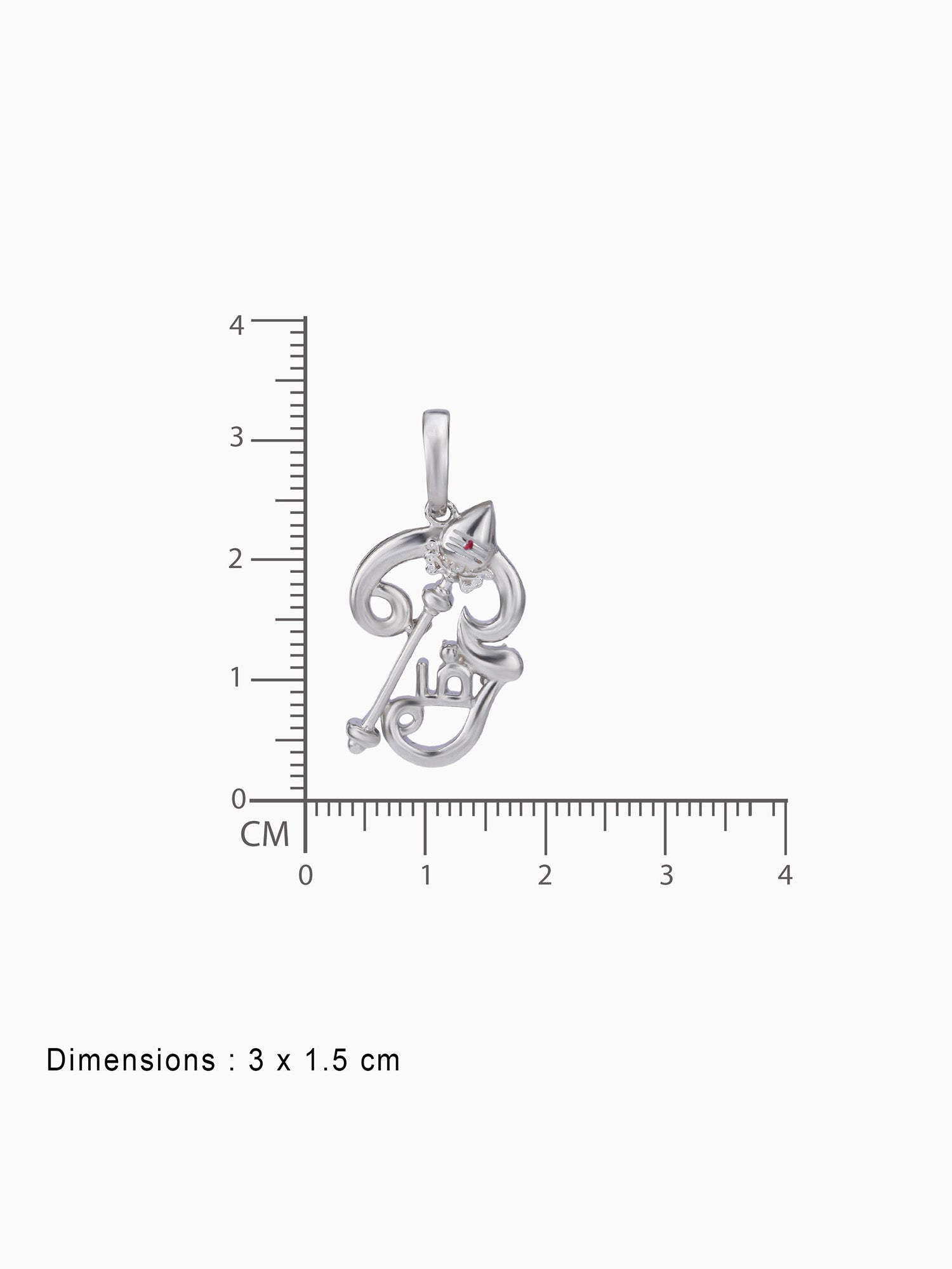 BIS hallmark view SIJA 925 silver jewellery silver OM with Vel charm certified premium accessory sacred motif for gifting and celebrations
