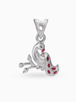 Hero shot SIJA 925 silver jewellery silver peacock charm BIS hallmarked elegant accessory perfect for birthdays festive wear and gifting