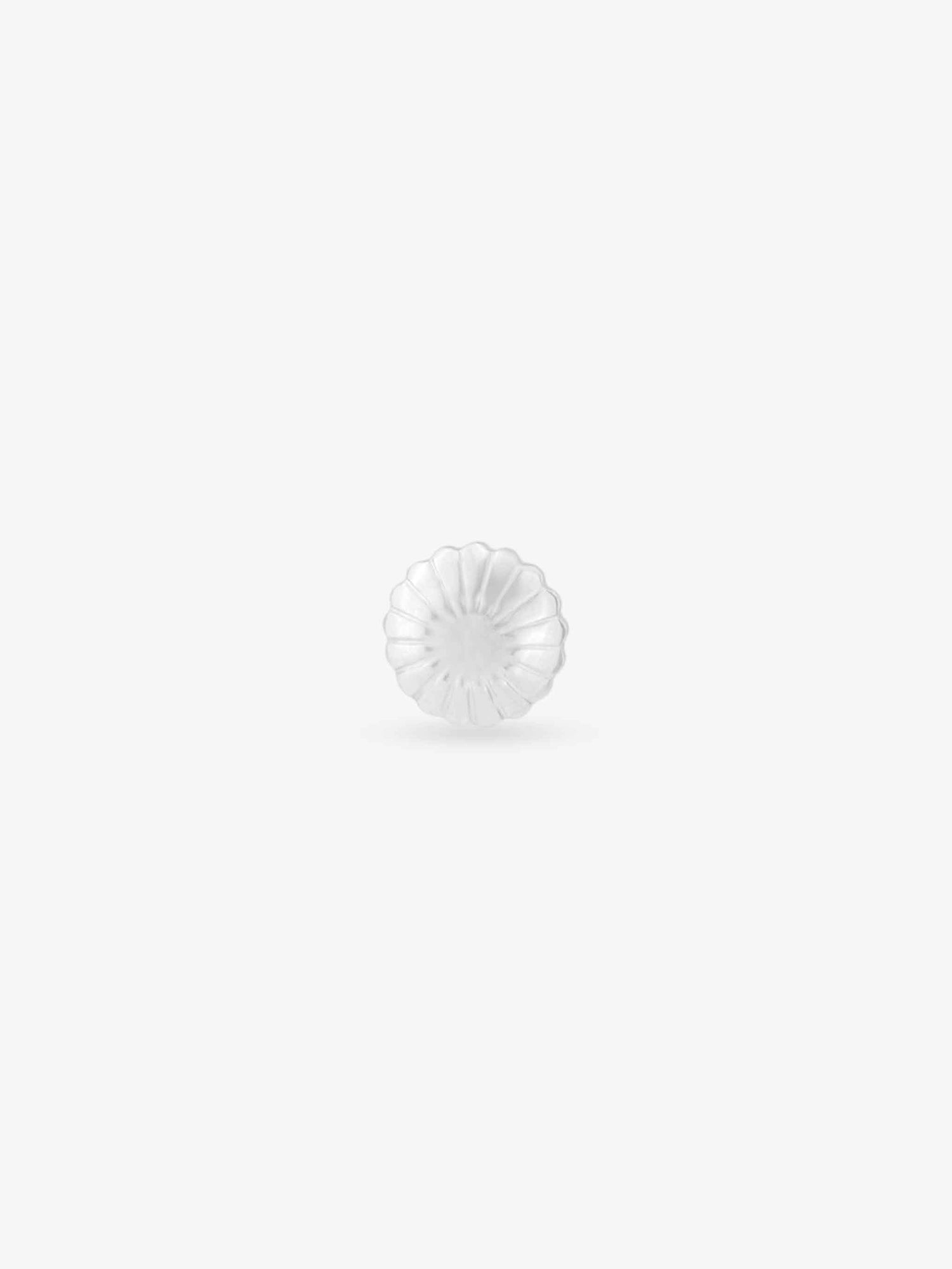 Back view of SIJA 925 Silver Simple Pearl Drop Stud showcasing sturdy push back closure and premium sterling silver quality