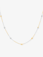 SIJA 925 Silver Sleek Ball Beaded Chain elegant sterling silver jewellery accessory front view