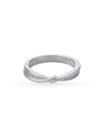 Detailed view of SIJA 925 sterling silver Sleek Women Ring inner curve highlighting smooth finish and minimalist craftsmanship