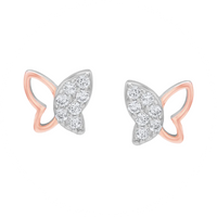 SIJA 925 Silver Stud Earrings lifestyle image styled for school wear, office looks, and festive occasions