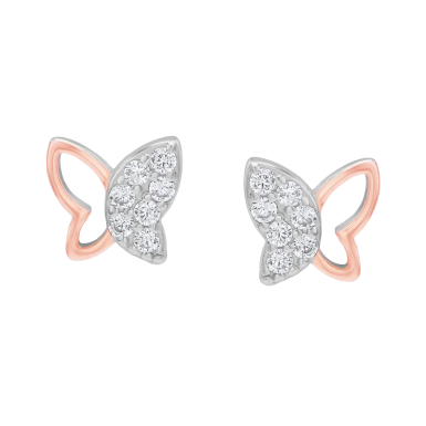 SIJA 925 Silver Stud Earrings lifestyle image styled for school wear, office looks, and festive occasions