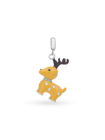 SIJA 925 Silver Deer Charm Ring elegant sterling silver womens jewellery accessory front view