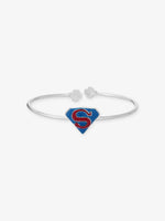 SIJA 925 Silver Superman Chain Bracelet for kids sterling silver jewellery playful front view accessory