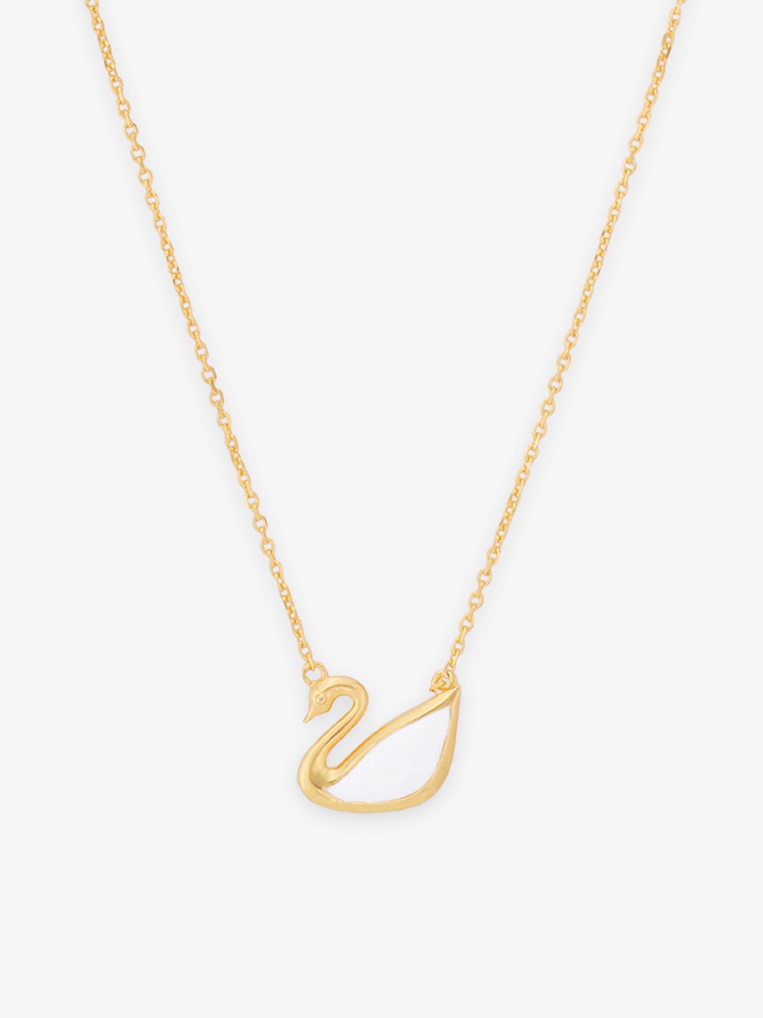 SIJA 925 Silver Swan Pendant with Chain sterling silver jewellery elegant hero shot