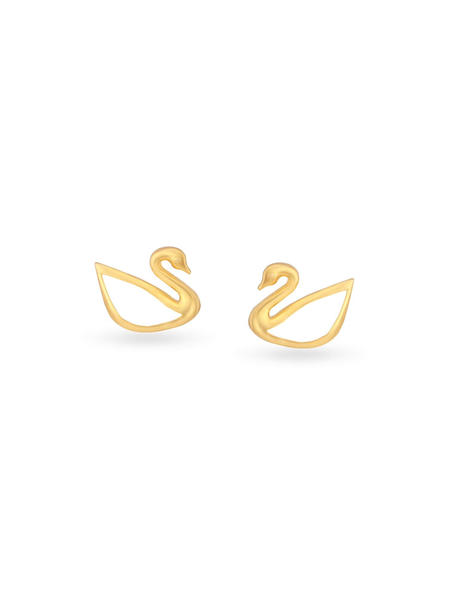Detailed close up of SIJA 925 Silver Swan Stud highlighting graceful swan charm craftsmanship