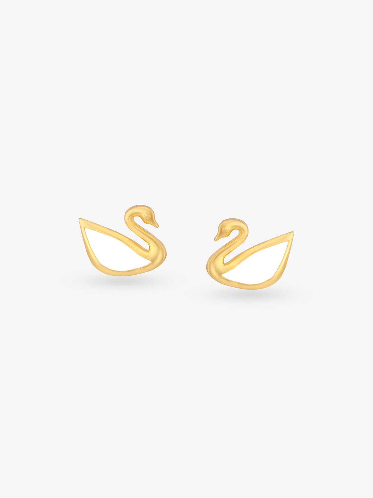 SIJA 925 Silver Swan Stud sterling silver jewellery elegant hero shot