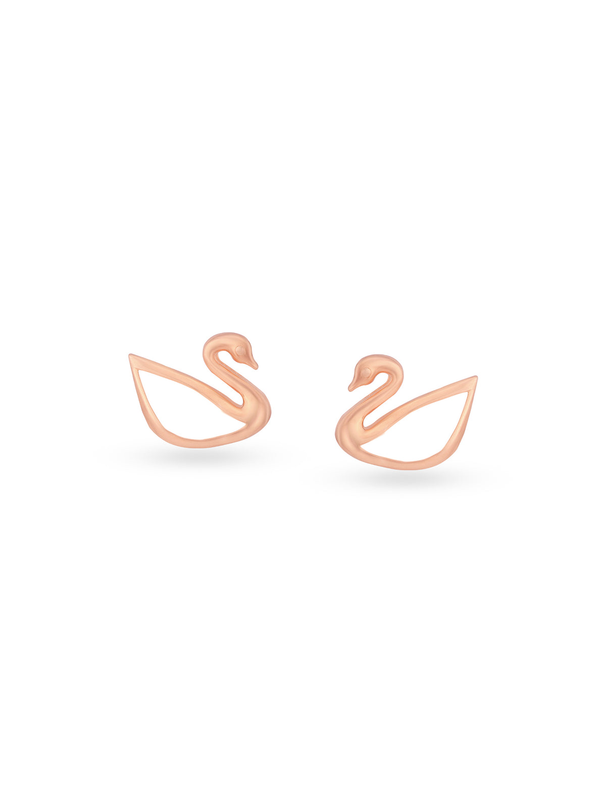 Detailed close up of SIJA 925 Silver Swan Stud highlighting graceful swan charm craftsmanship