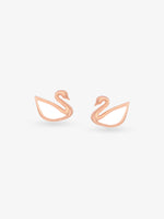 SIJA 925 Silver Swan Stud sterling silver jewellery elegant hero shot