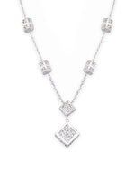 Clasp detail of SIJA 925 Silver Textured Cube Chain showcasing sturdy closure and premium sterling silver quality