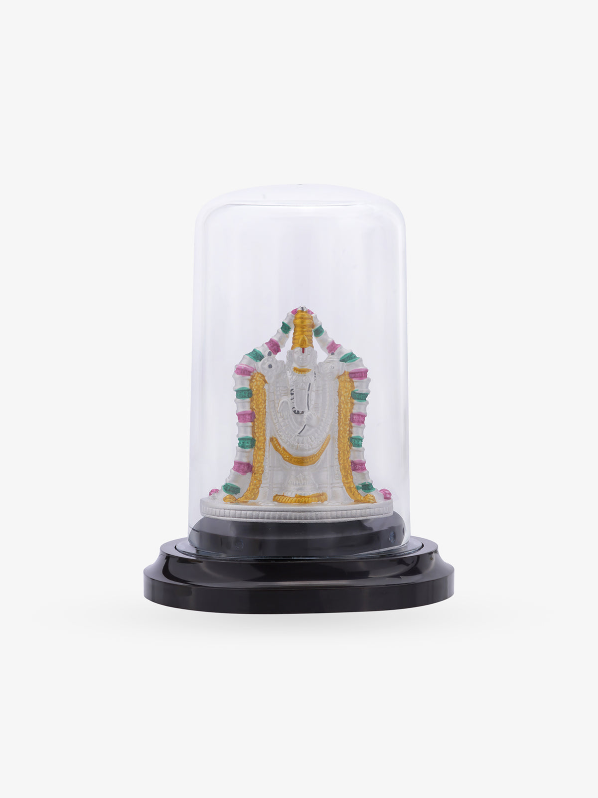 SIJA 999 Silver Thirupathi Perumal Idol pure silver temple jewellery accessory front view