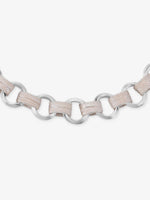 Clasp detail of SIJA 925 Silver Tiny Double O Mens Chain Bracelet showcasing secure fastening and sturdy 999 silver quality