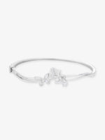 SIJA 925 Silver Twin Butterfly Bracelet sterling silver jewellery elegant twin butterfly design full front hero view accessory