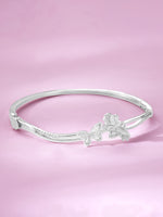 Close‑up of SIJA 925 Silver Twin Butterfly Bracelet showing twin butterfly charm detailing handcrafted sterling silver jewellery playful accessory