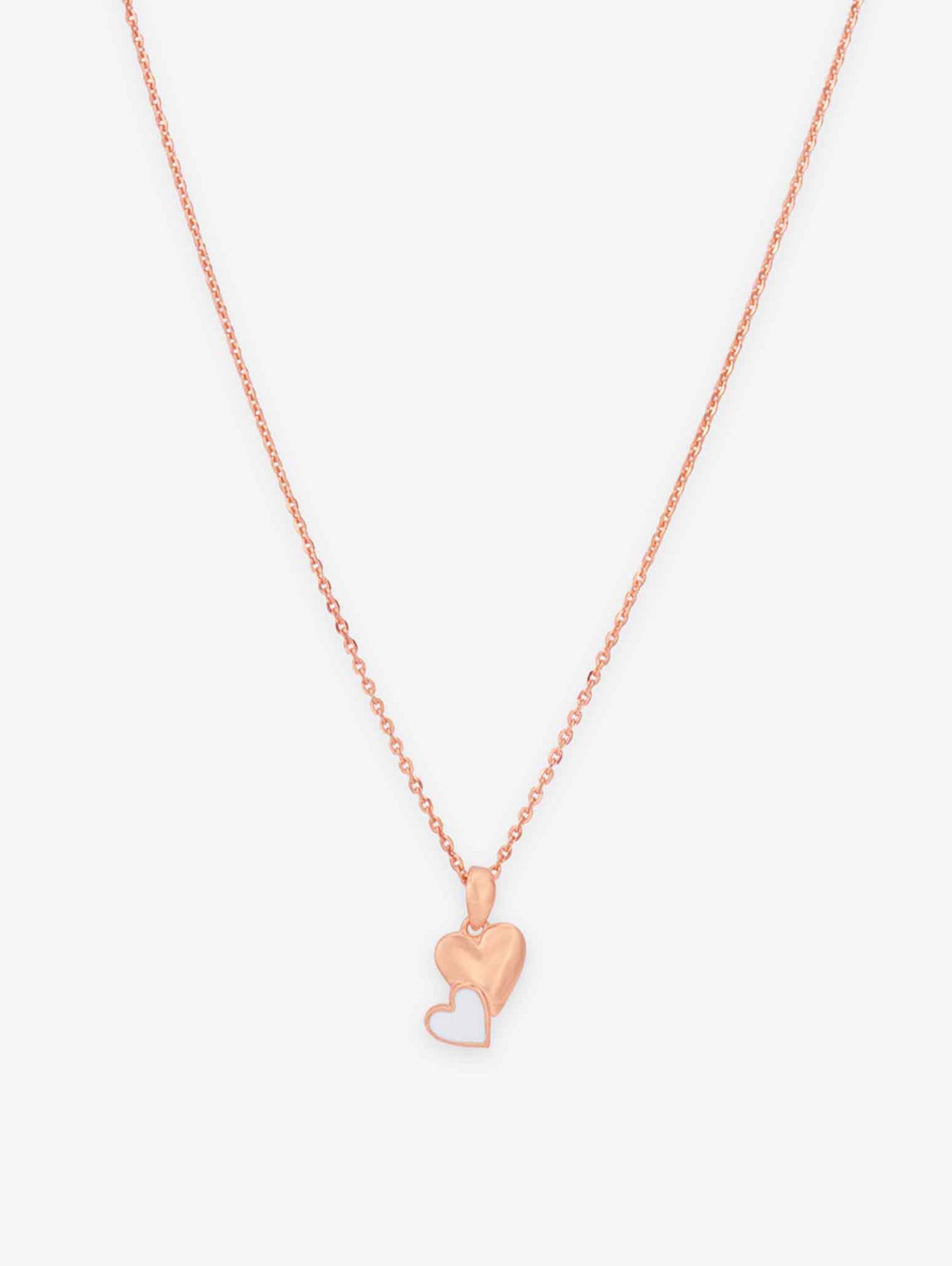 SIJA 925 Silver Twin Hearts Whisper Pendant with Chain sterling silver jewellery elegant hero shot