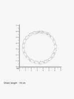 Reverse view of SIJA Twisted Spiral Bracelet showing BIS 925 hallmark certified sterling silver jewellery made in India