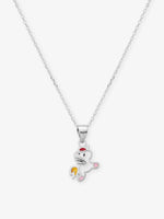 Close‑up of SIJA 925 silver Unicute Necklace showing unicorn pendant detailing and handcrafted sterling silver design