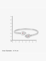 Reverse of SIJA Vel Bracelet showing BIS 925 hallmark stamp certified sterling silver jewellery authenticity and quality assurance