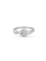 Inner band detail of SIJA 925 Silver Vel Ring showcasing smooth finish and premium sterling silver quality
