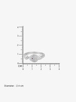 Reverse view of SIJA 925 Silver Vel Ring showing BIS 925 hallmark certified sterling silver jewellery made in India