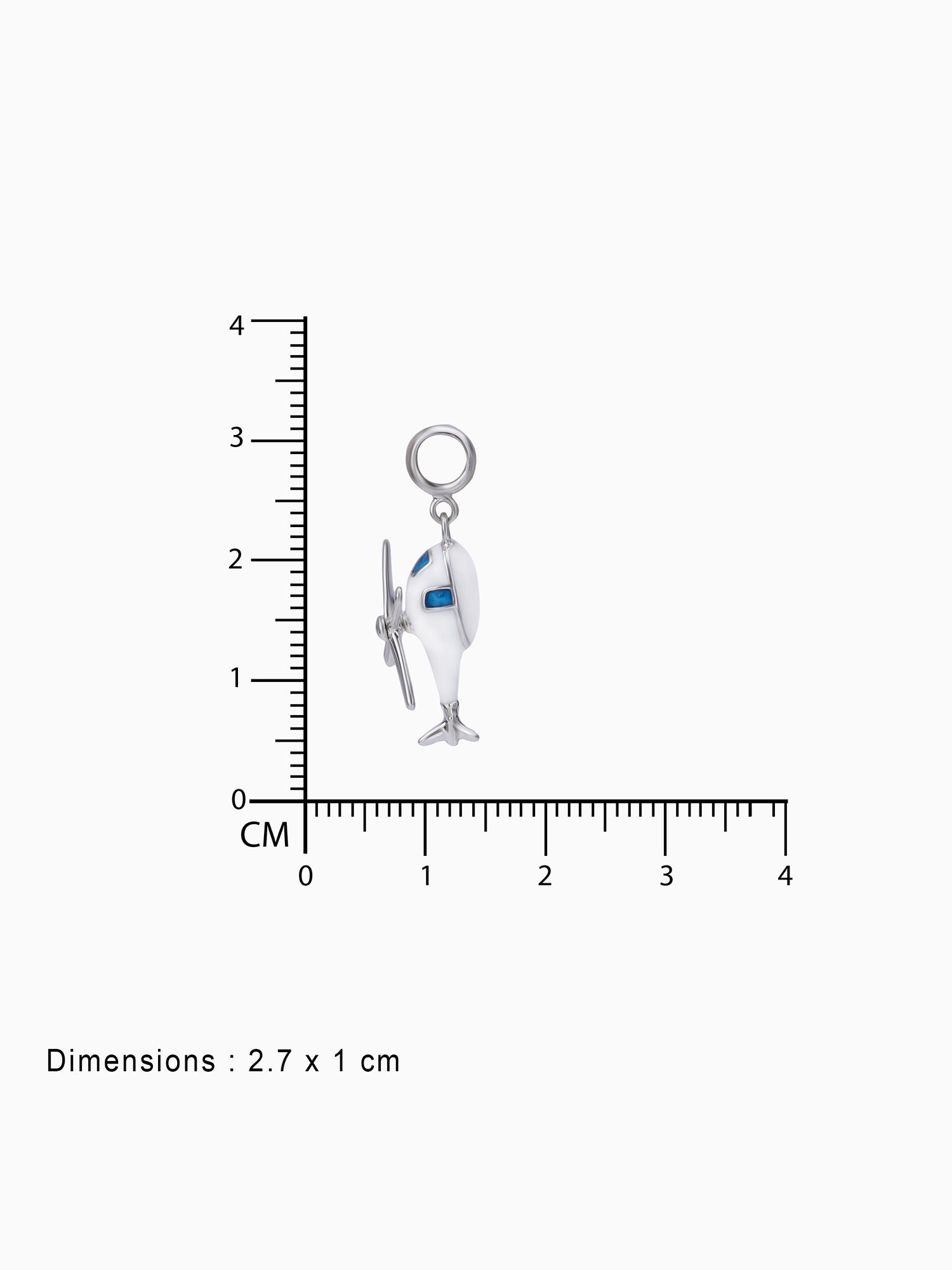 BIS hallmark view SIJA 925 silver jewellery white helicopter charm certified premium accessory elegant timeless design for gifting and celebrations