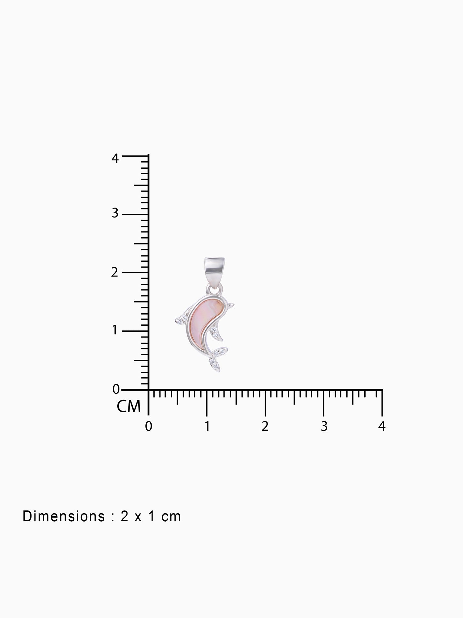 BIS hallmark view SIJA 925 silver jewellery white pink dolphin grace pendant certified premium accessory elegant timeless design for gifting and celebrations