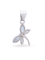 Close up SIJA 925 silver jewellery white pink sparkle wing butterfly pendant handcrafted premium design versatile accessory for everyday wear and special occasions