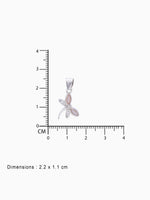 BIS hallmark view SIJA 925 silver jewellery white pink sparkle wing butterfly pendant certified premium accessory elegant timeless design for gifting and celebrations
