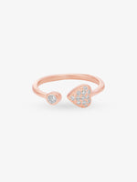 SIJA 925 Silver Whole Heart Stone Toe Ring adjustable sterling silver band for comfortable fit