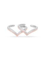 SIJA 925 Silver Wishbone Toe Ring adjustable sterling silver band for comfortable fit