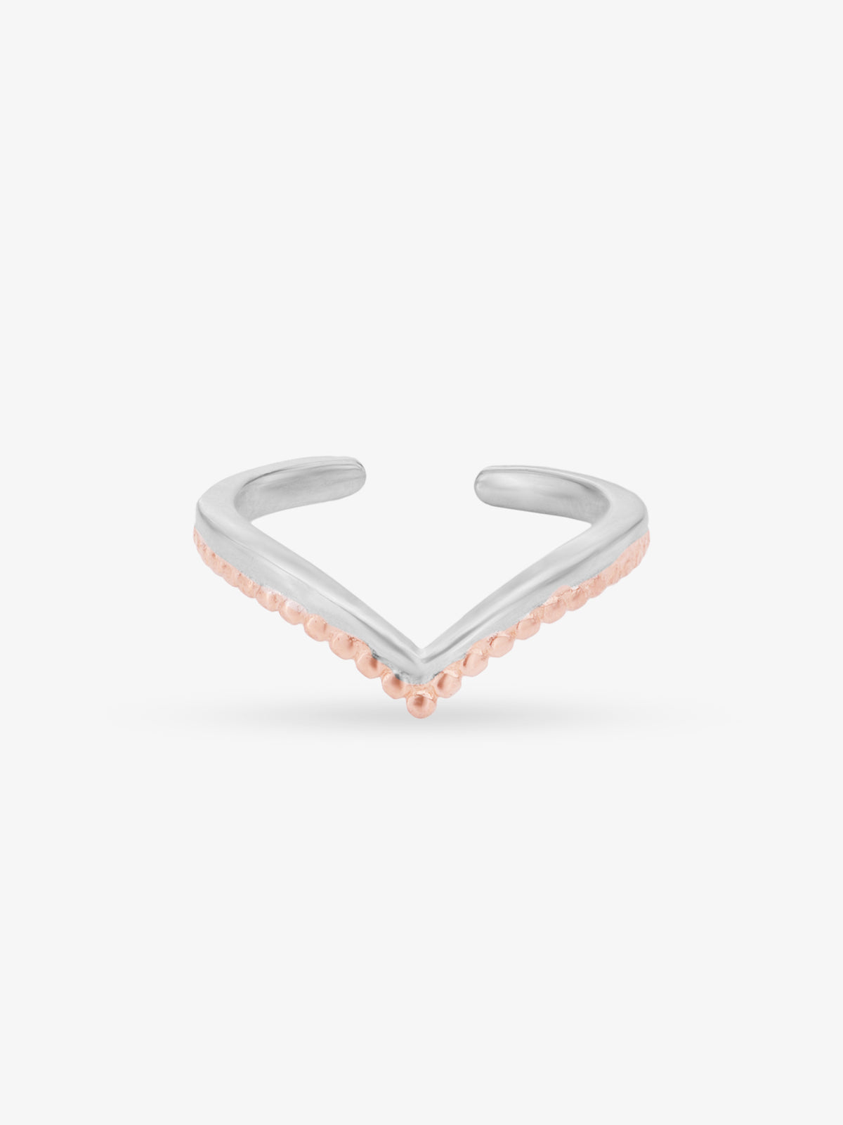 SIJA 925 Silver Wishbone Toe Ring adjustable sterling silver band for comfortable fit