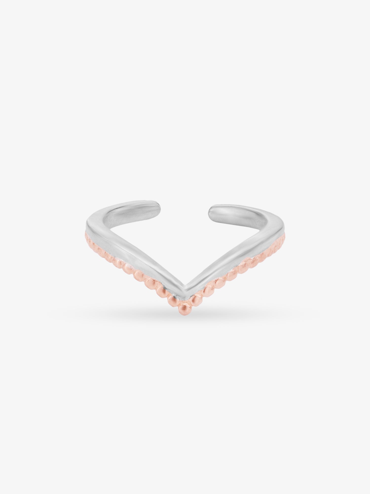 SIJA 925 Silver Wishbone Toe Ring adjustable sterling silver band for comfortable fit