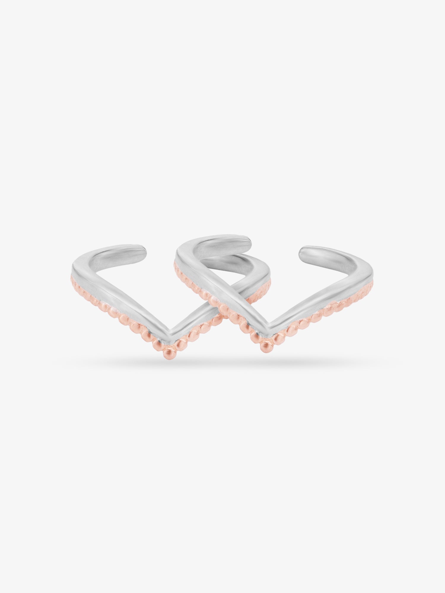 SIJA 925 Silver Wishbone Toe Ring elegant sterling silver jewellery accessory front view