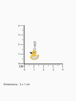 BIS hallmark view SIJA 925 silver jewellery yellow duck charm certified premium accessory charming playful design for gifting and celebrations