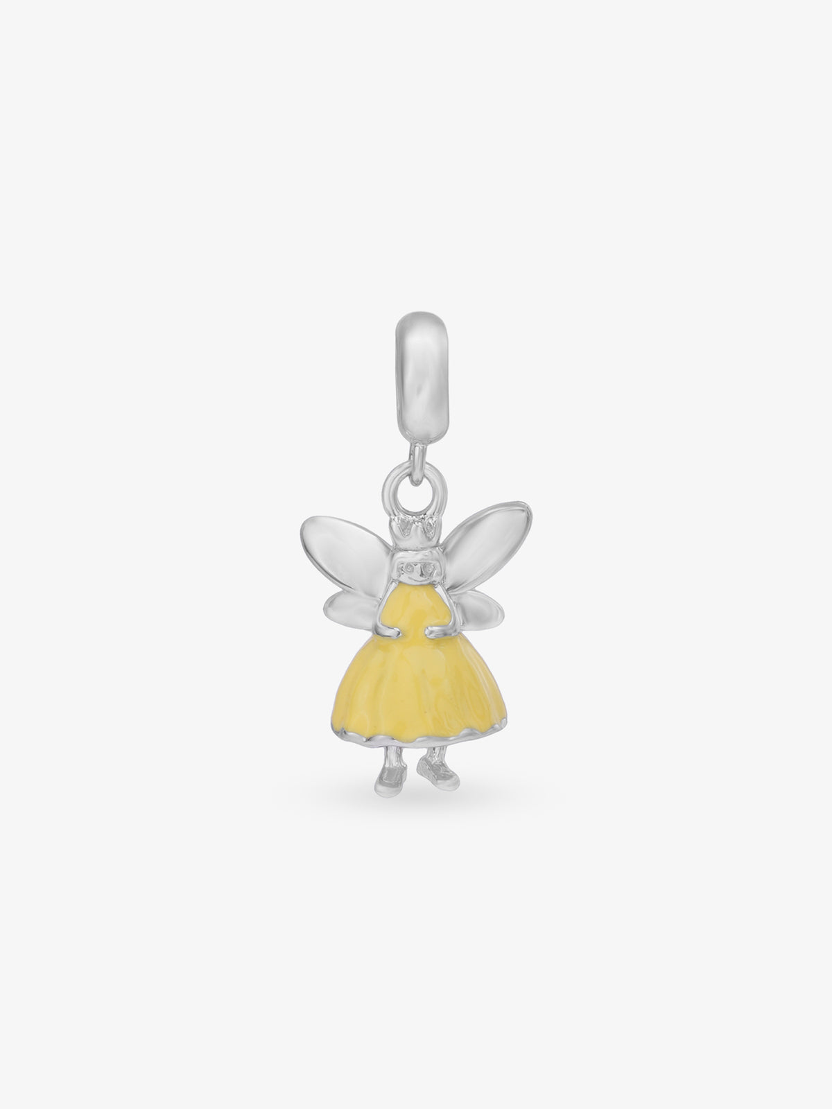 SIJA 925 Silver Fairy Charm elegant sterling silver jewellery accessory front view