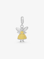 SIJA 925 Silver Fairy Charm elegant sterling silver jewellery accessory front view