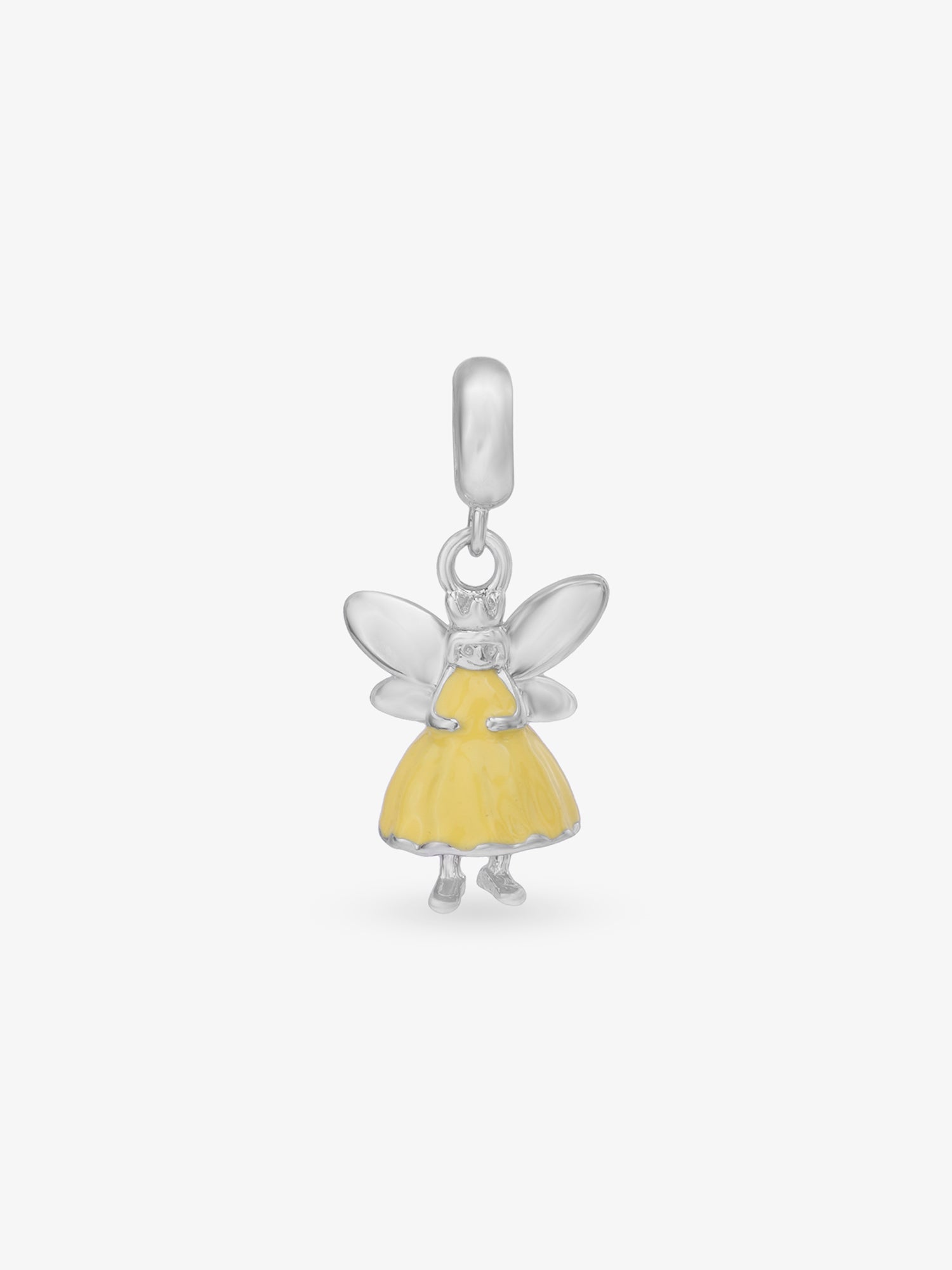 SIJA 925 Silver Fairy Charm elegant sterling silver jewellery accessory front view
